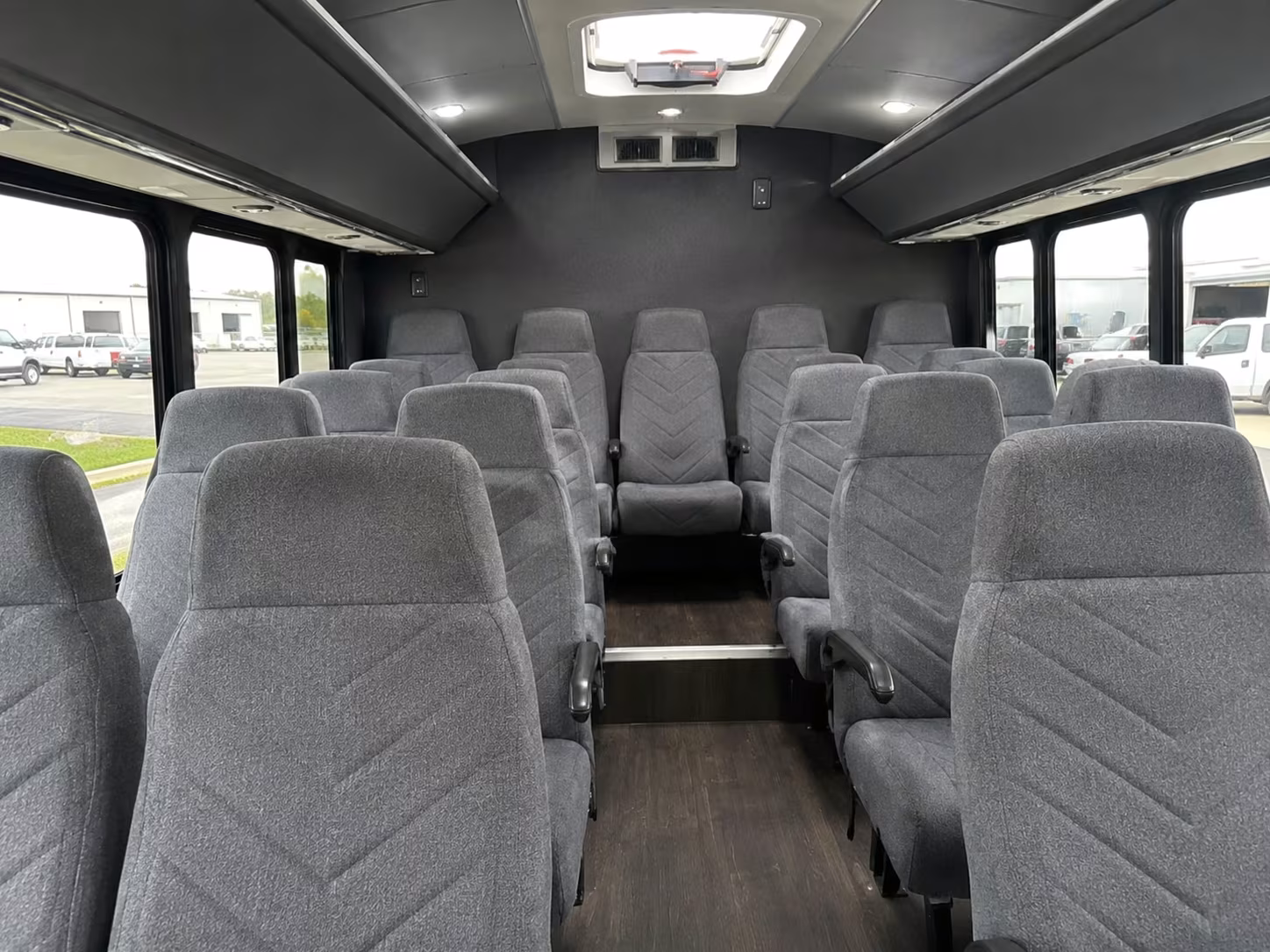18 passenger minibus inside