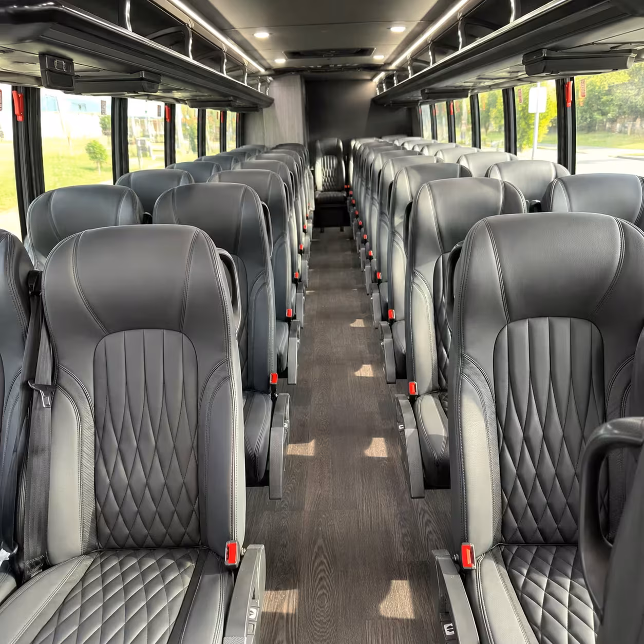 25 passenger minibus interior