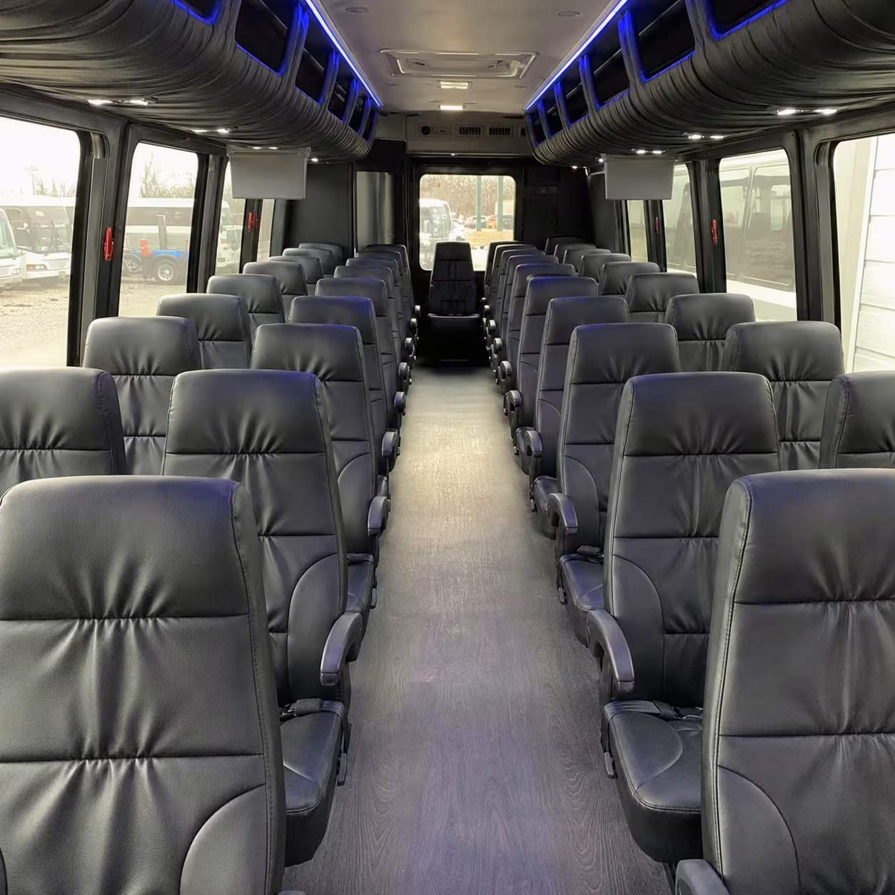 30 passenger minibus interior