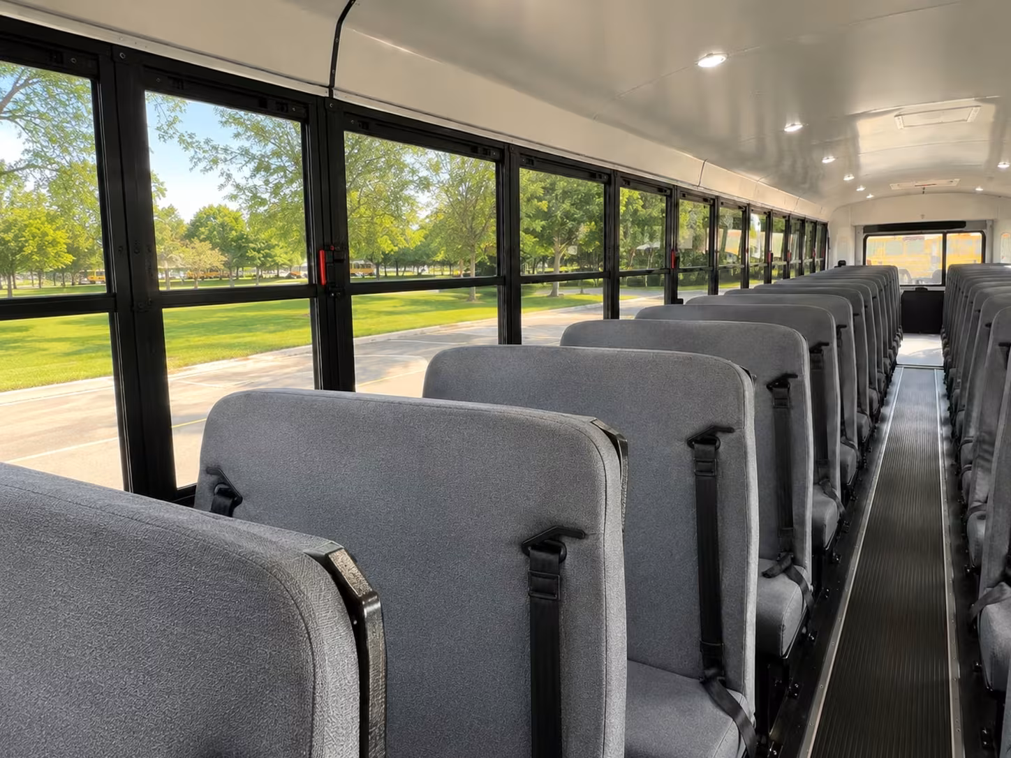 school bus interior