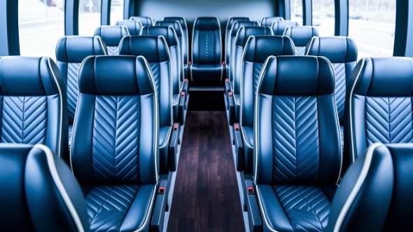 portland 18 passenger minibus inside