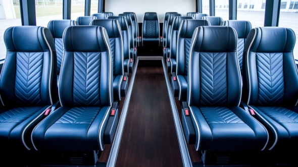 portland 20 passenger minibus inside
