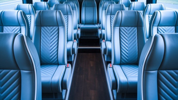 portland 20 passenger minibus interior