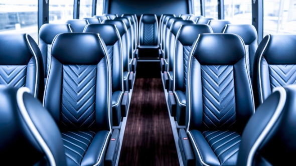 portland 25 passenger minibus inside