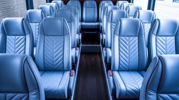 portland 28 passenger minibus inside