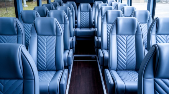 portland 30 passenger minibus inside