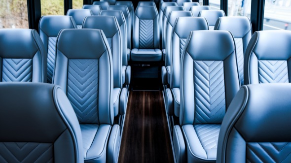 portland 35 passenger minibus inside