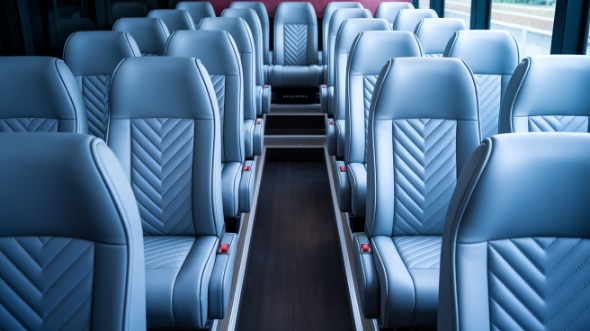 portland 35 passenger minibus interior