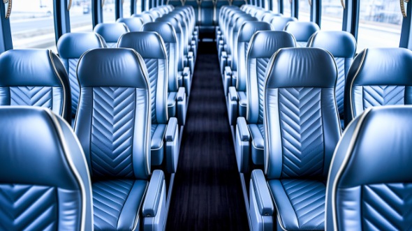 portland 50 passenger charter bus interior