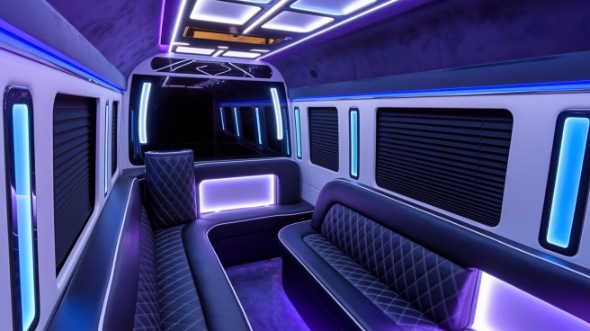 portland sprinter limo rental interior